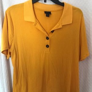 Yellow Collared Shirt